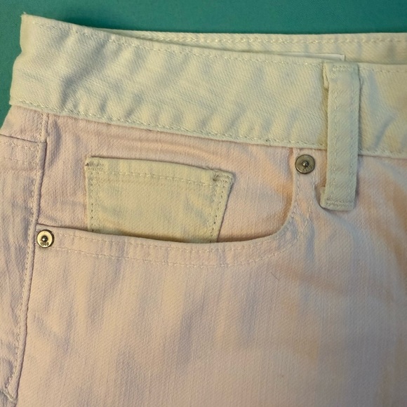Gap pastel color block shorts pink, yellow, green mid rise slim shorts waist 25 - Picture 3 of 12